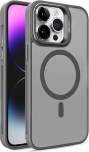 iPhone 13 ile Uyumlu Kamera Lens Aparatlı Stand Olabilen Magsafe ile Uyumlu Kamera Korumalı Şeffaf Full Color Magnetic Wireless Telefon Kılıfı (Titanyum, iPhone 13)