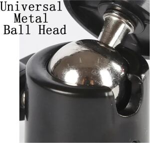 360 Döner Mafsallı Vida Adaptörü, 1/4 Bağlantı Uyumlu Tripod ve Monopod Aksesuarı, Kamera, Akıllı Telefon, Gopro, Mikrofon, LED Işık, Video Monitör ile Uyumlu Montaj Parçası