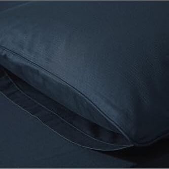 Yüzde Yüz Pamuk Percale Nevresim Seti 200X220 cm Lacivert - Pure Serisi