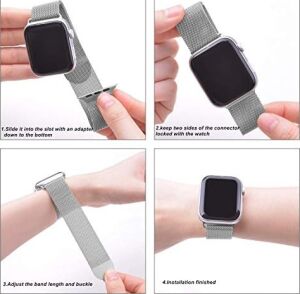 Apple Watch Series 8 41MM Için Kordon Luxe Metal Twist Koyu Kırmızı [watch Series 8 41MM ile Uyumlu Kordon - Kırmızı]