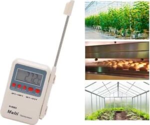 ST-9283 Daldırma Tipi Termometre Yüksek Hassasiyetli Gıda Termometresi Et Süt Mama Sıvı Ölçümleri