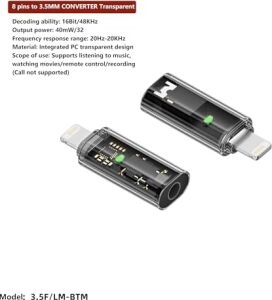 Lightning To Aux Kulaklık Çevirici Müzik Dinleme Mini Otg Dönüştürücü Otgal (2)