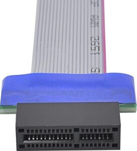 5146 Pcı-E Express 1x Dişi Erkek Riser Yükseltici 20 cm Uzatma Kablosu Kablo