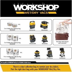 Workshop Islak/kuru Vacs 1 – 7/8 Inç Auto Başlık Wet Dry Shop Için Vakum, WS25003A