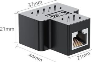 1 To 2 Ethernet Splitter Çoğaltıcı Adaptör