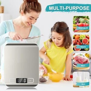 Platin Mutfak Terazisi Dijital Tartı Hassas LCD Ekranlı 5 kg