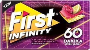 First Infinity 60 Dk Limon Ahududu Aromalı Şekersiz Sakız 27 gr