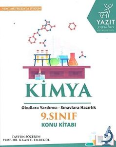 Yazıt 9.sınıf Kimya Konu Kitabı: Okullara Yardımcı - Sınavlara Hazırlık