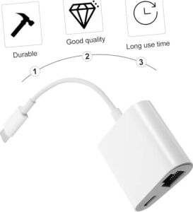 Type-C To Ethernet Dönüştürücü USB Ağ Adaptörü USB C To RJ45 Çevirici Beyaz Renk Adaptör ZR669