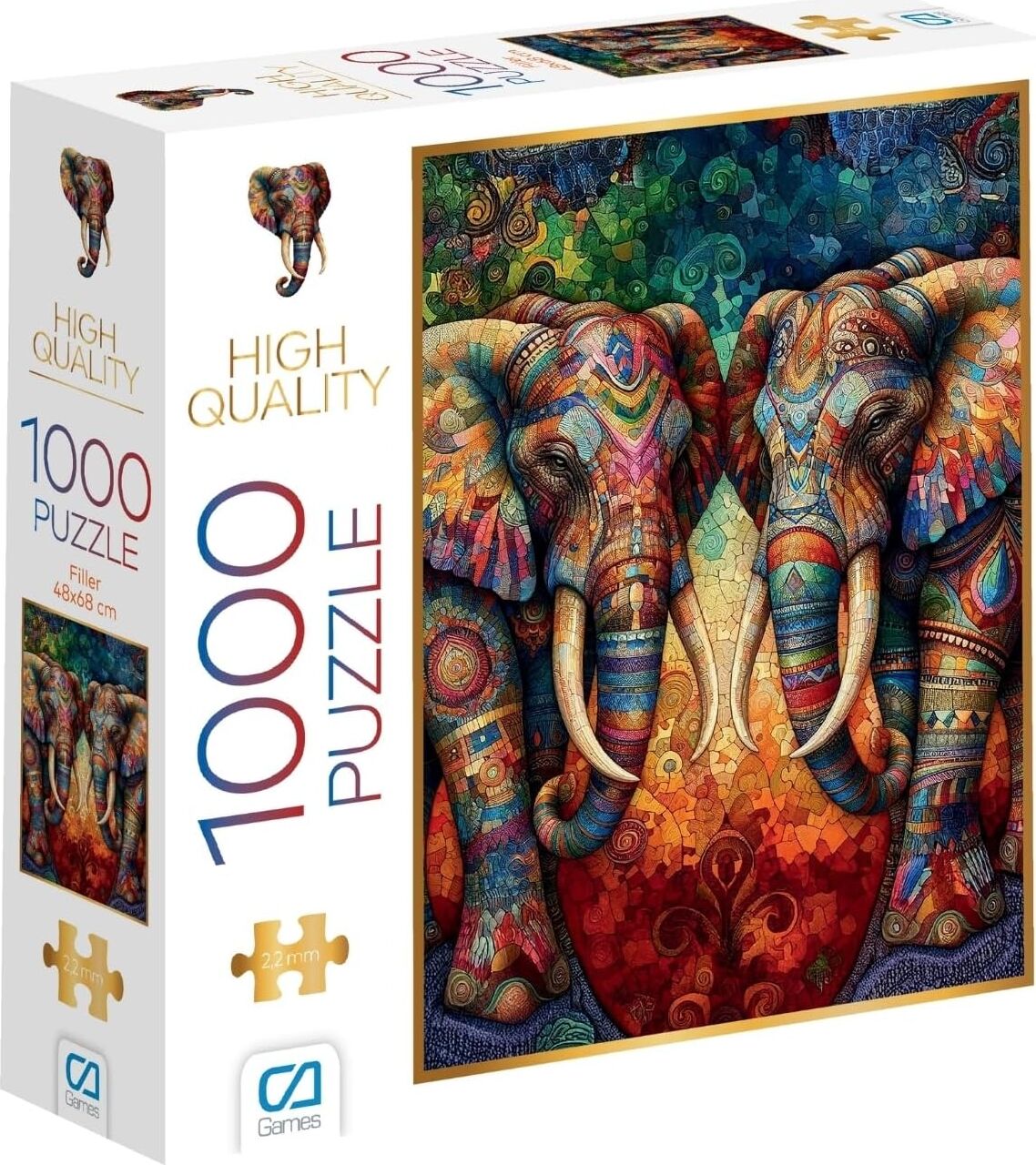 Filler 1000 Parça 2,2mm Kalınlık 48X68CM Profesyonel Hobi Puzzle Yapboz Serisi