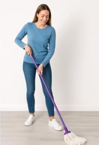 30 cm Saçaklı Mop – Süper Emiş Gücü, Dayanıklı ve Etkili Temizlik Başlığı