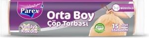 Ekonomik Büzgülü Vanilya Kokulu Çöp Torbası Orta Boy