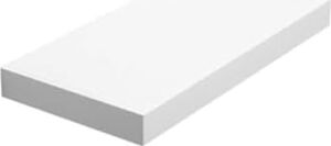 Vasagle Duvar Rafı, Kitaplar, Resimler, Dekorasyon, Asılı Raf, 40 x 20 x 3,8 Cm, Ofis Rafı, Mdf, Oturma Odası, Mutfak, Koridor, Yatak Odası, Banyo Için, Beyaz LWS24WT