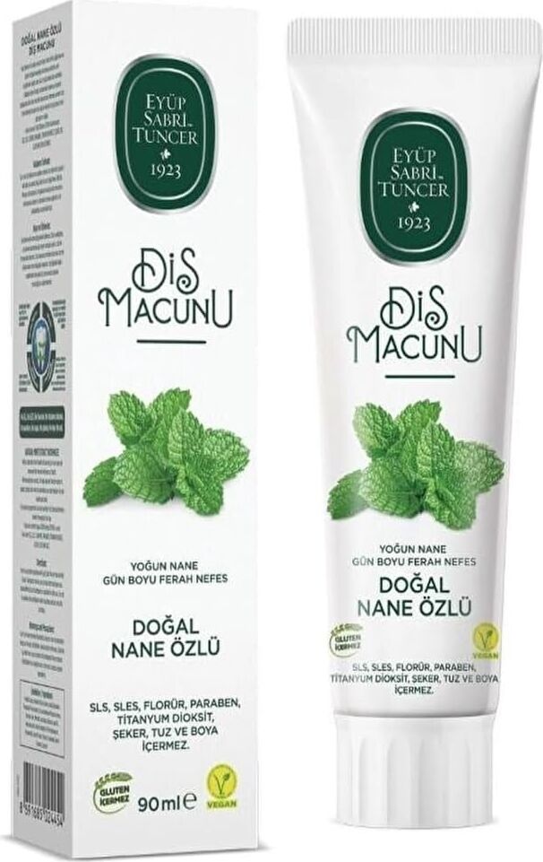 Doğal Nane Özlü Diş Macunu, 90ML