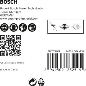 Professional 5 Parça Expert Hex-9 Hardceramic Matkap Ucu Seti (Sert Fayanslar, Ø 6 Mm, Aksesuar Döner Matkap/vidalamalar)