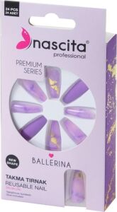24'lü Ballerina Renkli Takma Tırnak - 189