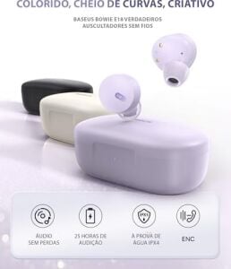 Bowie E18 True Wireless Earphones White