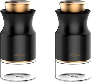 Aryıldız Black Line Bronz Tuzluk Biberlik