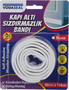 Kapı Altı Sızdırmazlık Bandı 40MMX110CM, Beyaz
