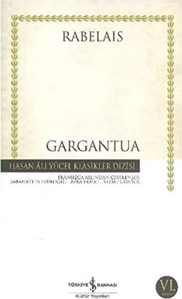 Gargantua - Hasan Ali Yücel Klasikleri