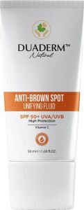 Duaderm Leke Karşıtı Yüz Güneş Kremi SPF50+, Vitamin C + Uva/uvb Korumalı, 50 ml