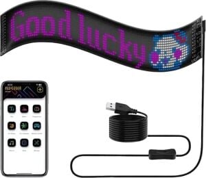 LED Matrix Panel Rgb Yazı Yazma Animasyonlu Telefon Kontrollü Akıllı Ekran