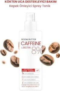 Boom Butter Caffeine Biotine Yavaş Uzayan Kepeklenen Saçlar Için Tonik 150 ml