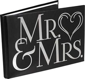 Malden International Designs Wedding Celebrations Mr & Mrs Brag Book Photo Album, 40-4x6, White