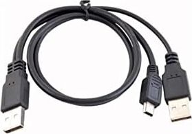 USB Y Giriş Mini 5 Pin HDD Hardisk Kamera Bağlantı Bağlantı 4529