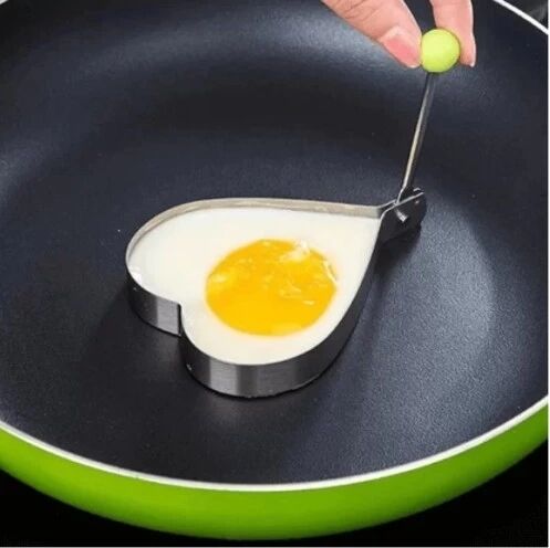 Metal Kalp Omlet Krep Kalıbı