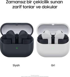 Galaxy Buds3 Fe, Kablosuz Kulak Içi Kulaklık, Siyah, Blade Tasarım, Dengeli Ses, 360 Audio, Aktif Gürültü Engelleme & Net Çağrı ( Türkiye Garantili)
