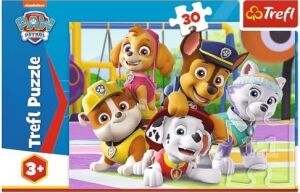 18286 Always On Time 30 Parçalı Yapboz Paw Patrol 5 Yaşından Büyük Çocuklar Için Yüksek Kaliteli Baskılı, Çok Renkli, Zamanında
