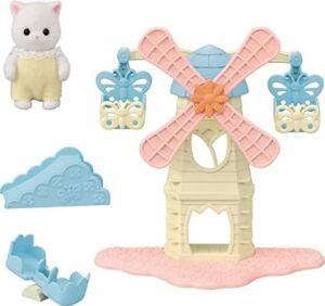 Sylvanian Families 5526 Bebek Yel Değirmeni Parkı - Dollhouse Oyun Setleri Çok Renkli