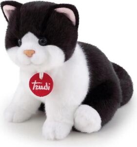 Trudi Peluş Siyah Beyaz Kedi 20 cm