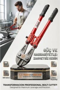 Pro-Cut 450MM (18'') Profesyonel Çelik Cıvata, Zincir ve Inşaat Demiri Kesici Makas 723156