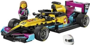 Speed Champions F1 Academy Yarış Arabası 77258-10 Yaş ve Üzeri Çocuklar Için Kasklı ve Peruklu Bir Kadın Sürücü Minifigürü Içeren Yaratıcı Oyuncak Yapım Seti, Hediye Fikri (201 Parça)