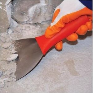 Plastik Saplı Metal Spatula Sıva Duvar Macun Boya Kazıma Ispatulası 14 cm Takılabilir Sap