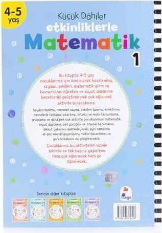 Küçük Dahiler – Etkinliklerle Matematik 1. Kitap: ( 4-5 Yaş )