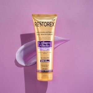 Restorex Dolgunlaştırıcı Saç Bakım Kremi Collagen & Biotin 250 ml