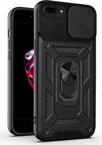 Apple iPhone 7 Plus Için Kılıf Impact Resistant Siyah [iphone 7 Plus ile Uyumlu Kılıf - Siyah]