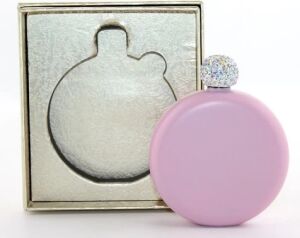 Paslanmaz Çelik Matara 5 Oz Pembe