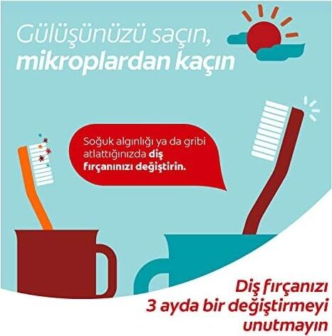 Extra Clean Dil Temizleyicili Arka Dişlere Uzanan Orta Diş Fırçası 1+1