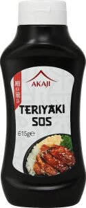 Akaji Teriyaki Sos 615 ml – Japonesque Sıkma Şişe – Et, Tavuk, Balık & Sebze Için Premium Marinasyon ve Pişirme Sosu