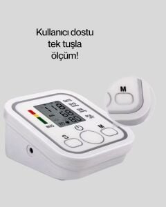 Kol Tipi LCD Ekranlı Elektronik Tansiyon Monitörü