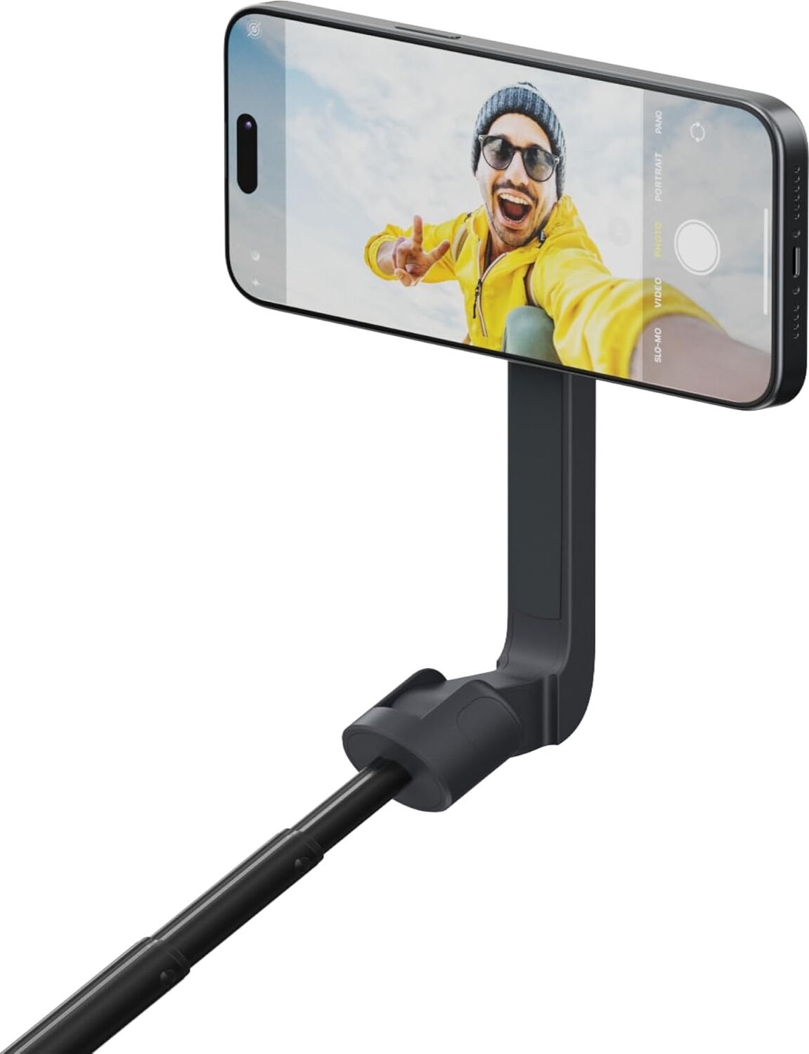 Snapstand Selfie – Manyetik Selfie Çubuğu ve Tripod – Kompakt, Katlanabilir ve Uzatılabilir, Eğim Başlı, Bluetooth Uzaktan Kumandalı, Magsafe Uyumlu – Geceyarısı