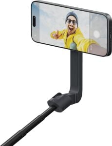 Snapstand Selfie – Manyetik Selfie Çubuğu ve Tripod – Kompakt, Katlanabilir ve Uzatılabilir, Eğim Başlı, Bluetooth Uzaktan Kumandalı, Magsafe Uyumlu – Geceyarısı