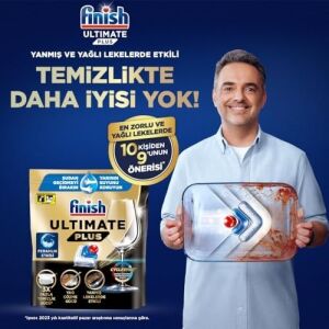 Ultimate Plus 20 Kapsül Bulaşık Makinesi Deterjanı Tableti (1 x 20 Kapsül)