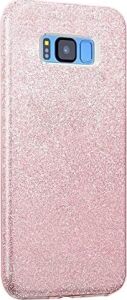 Galaxy S8 Plus Kılıf Sparkle Shiny Rose
