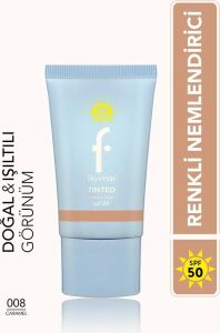 Sun Lovers Nemlendirici Etkili & Doğal Bitişli Renkli Güneş Koruyucu SPF50-008 Caramel