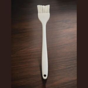 Silikon Yumurta ve Yağlama Fırçası Büyük Boy- 27 cm Krem Renkli Özel Seri